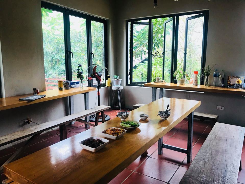 Hình ảnh một góc căn phòng ăn sáng tại Tả Van Gỗ Sapa Homestay
