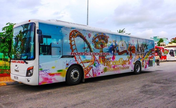 Hình ảnh xe bus Vinpearl Phú Quốc
