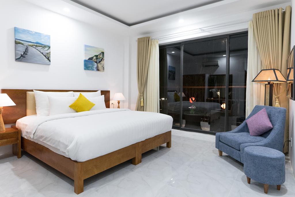 Phòng ngủ của khách sạn Amon Phú Quốc