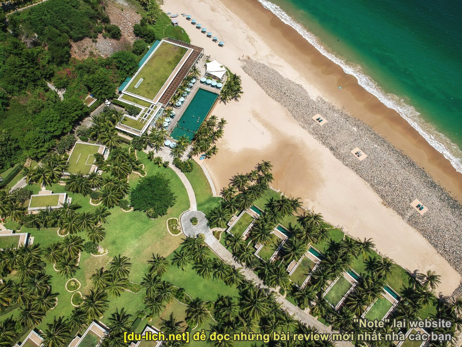 Hình ảnh Mia Resort - một trong những resort có bãi biển riêng ở Nha Trang