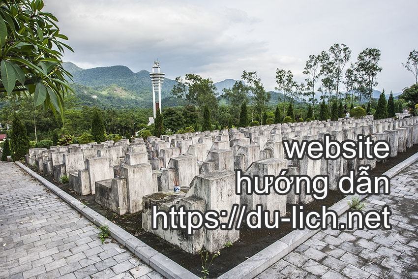 Hình ảnh nghĩa trang liệt sỹ Vỵ Xuyên ở tỉnh Hà Giang