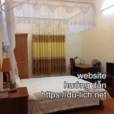 Phòng ngủ tại nhà khách sông Miện Hà Giang