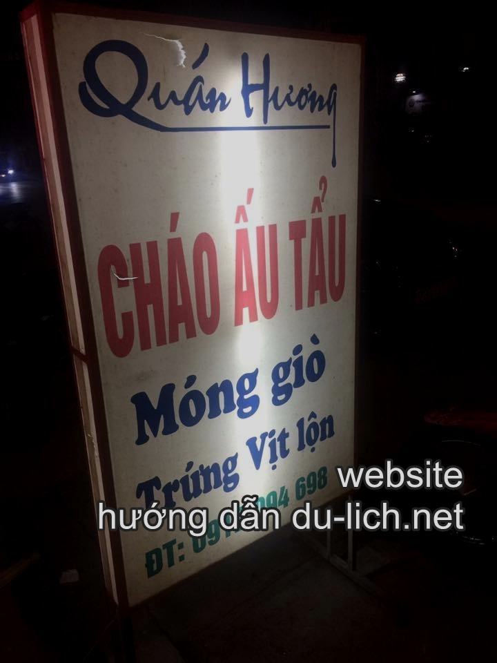 Địa chỉ quán cháo ấu tẩu Hương ở TP Hà Giang