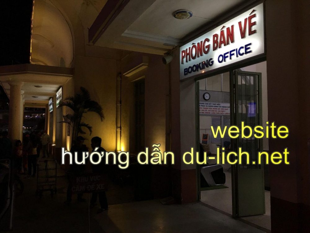 Phòng bán vé tại ga Nha Trang