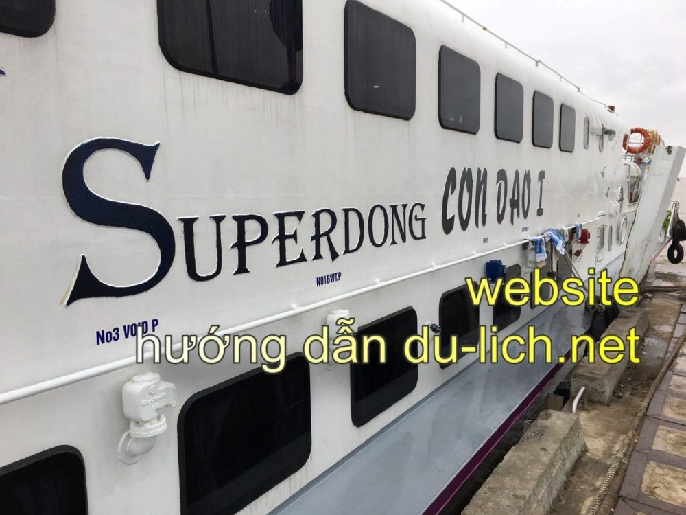 Giá vé tàu SuperDong từ cảng Trần Đề (Sóc Trăng) đi Côn Đảo là 310K