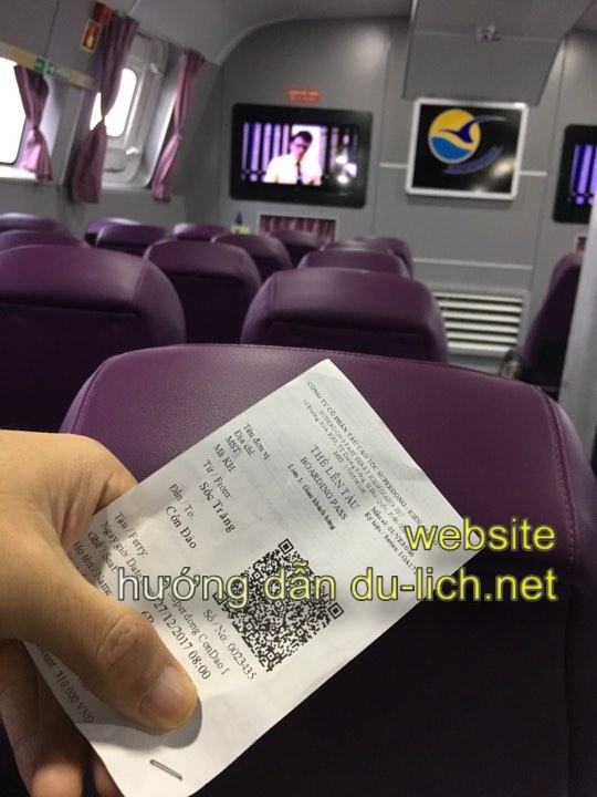 Giá vé tàu Super Dong Sóc Trăng Côn Đảo