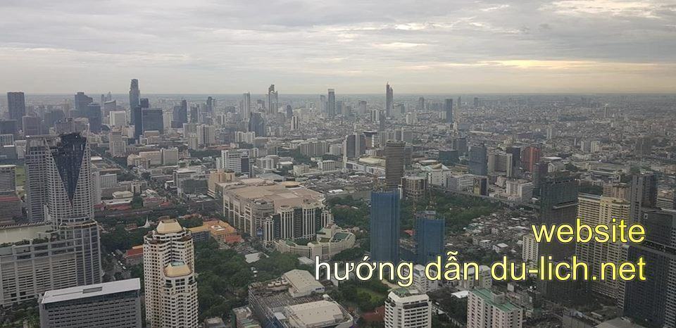 Một góc hình ảnh thủ đô Bangkok - Thái Lan từ Flycam