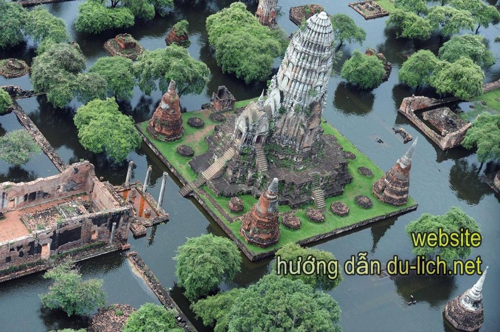 Chụp 1 góc của Ancient Siam City từ flycam