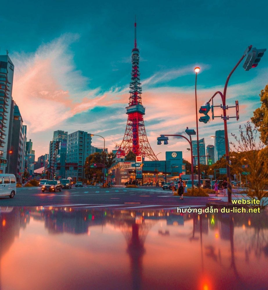 Địa điểm vui chơi ở Tokyo check in tòa tháp Tokyo Tower