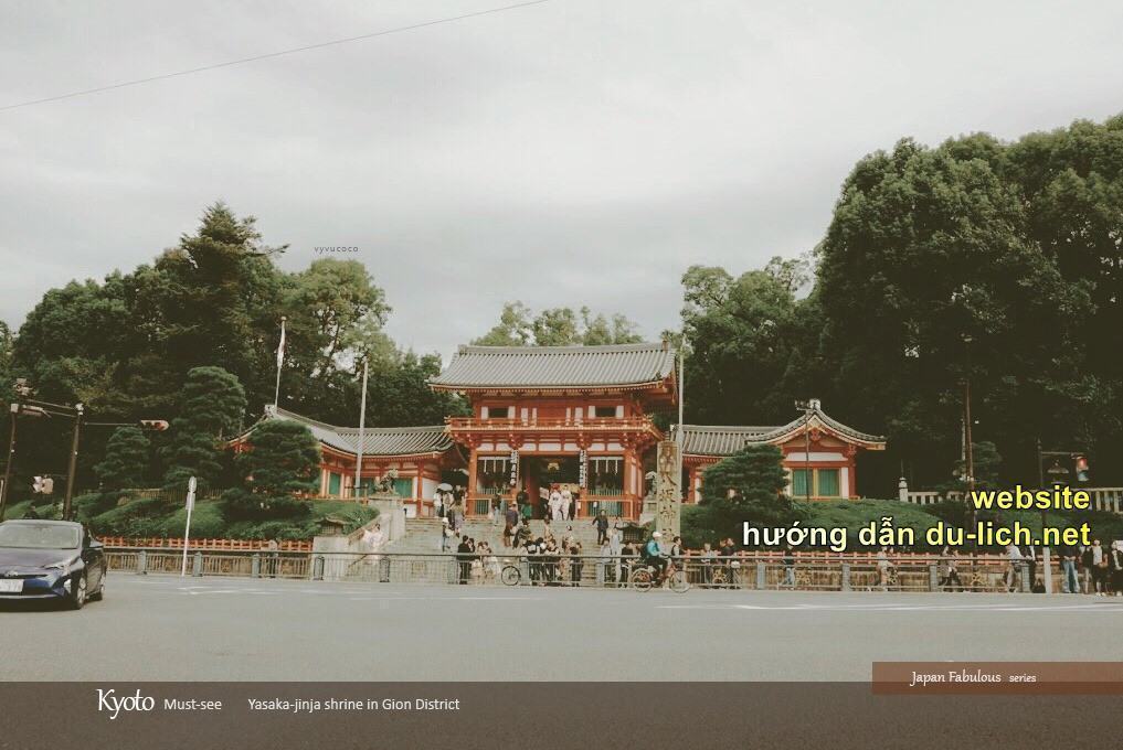 Hình ảnh ngôi đền Yasaka-jinja Shrine tại cố đô Kyoto