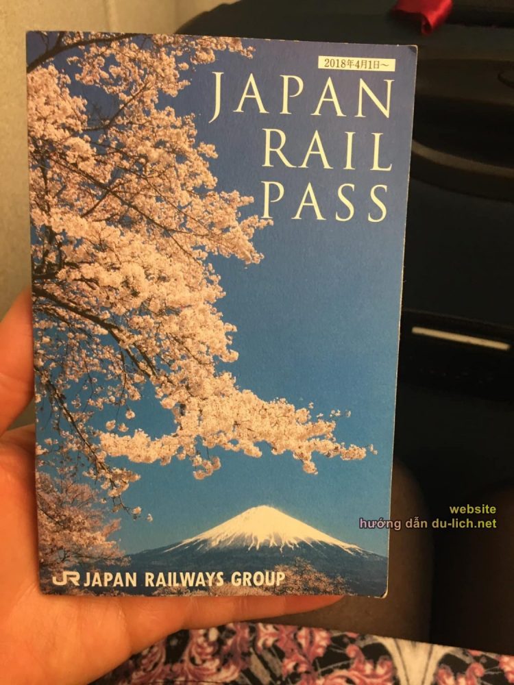 Tấm thẻ Japan Rail Pass