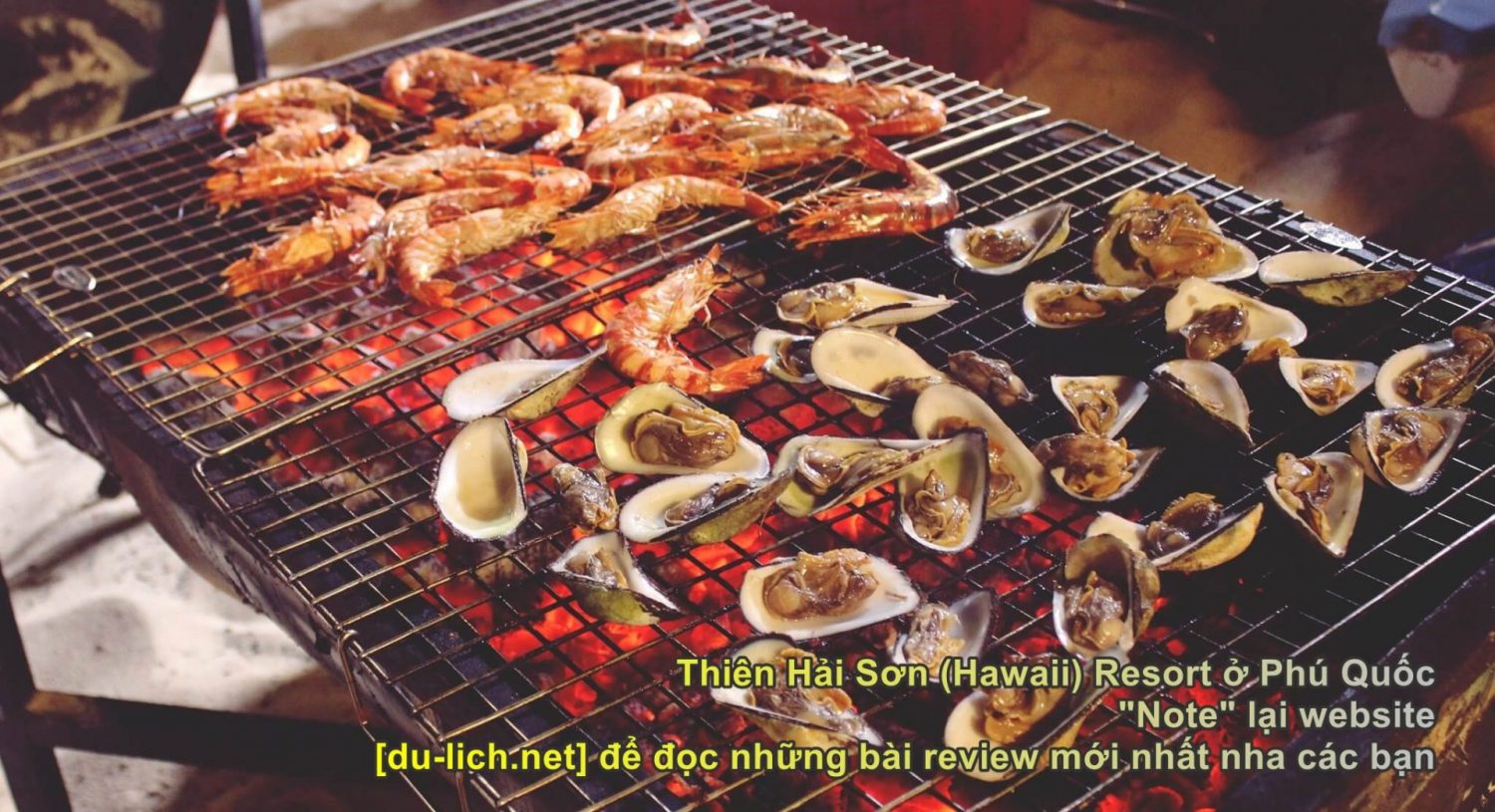 Các món ăn hải sản ở Thiên Hải Sơn Resort Phú Quốc