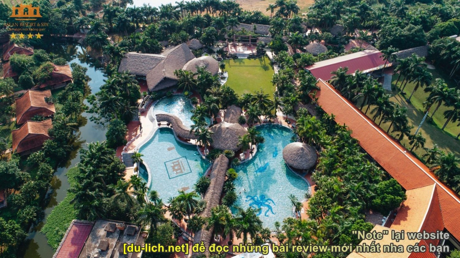 Toàn cảnh khu nghỉ dưỡng Asean Resort lâu đời ở Tây Hà Nội