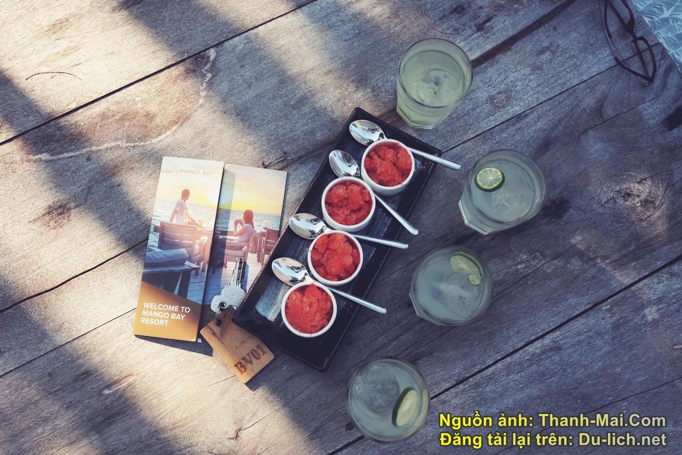 Wellcome drink khi check-in Mango Bay Phú Quốc